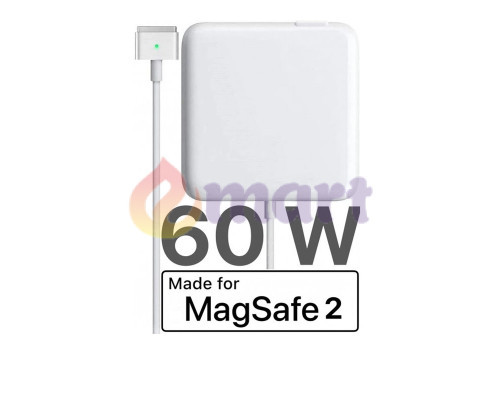 Зарядний пристрій для ноутбука Apple MagSafe 2 PA-60W (3,65A|16,5V|60W) (AC-вилка в подарунок)
