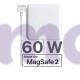 Зарядний пристрій для ноутбука Apple MagSafe 2 PA-60W (3,65A|16,5V|60W) (AC-вилка в подарунок)