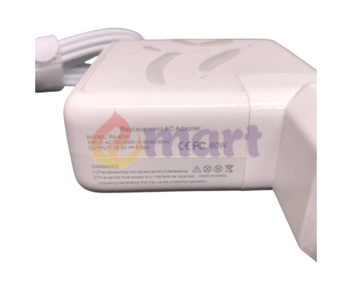 Зарядний пристрій для ноутбука Apple MagSafe 2 PA-60W (3,65A|16,5V|60W) (AC-вилка в подарунок)