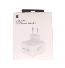 Мережева зарядка Apple Dual 2хUSB-C 35W (A2347, MHJE3ZM/A)