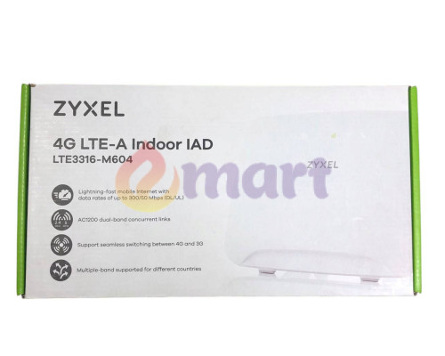4G Wi-Fi роутер ZyXel LTE3316-M604 з антенами у подарунок