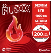 Стартовий пакет Vodafone "Flexx GO"