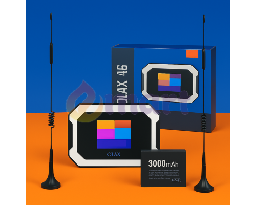 4G WiFi роутер OLAX MT80 з двома антенами 12 dBi (3000 мАг)