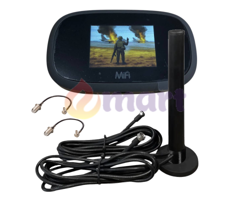 4G Wi‑Fi роутер Novatel MiFi 8800l (Прошивка Самолет) + Широкополосная MIMO-антенна 2×10  dBi с магнитным прорезиновым основанием (MAG-Boost Edition)