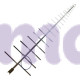 Антенна 400 - 6000 МГц 14 dBi N-Type логопериодическая
