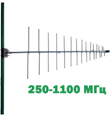 Логопериодическая антенная ENERGY 250-1100 МГц 11 dBi N-Type Male 100W 