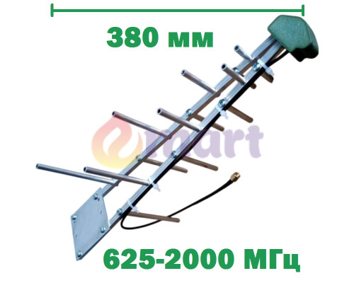 Логопериодическая антенна ENERGY 625-2000 МГц 9dBi SMA Male 50W