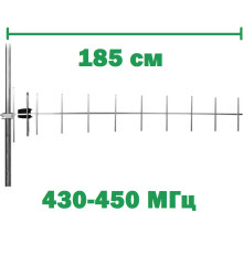 Антенна Волновой канал ( Yagi) ENERGY 430-450 МГц 17 dBi SMA Male 50W 