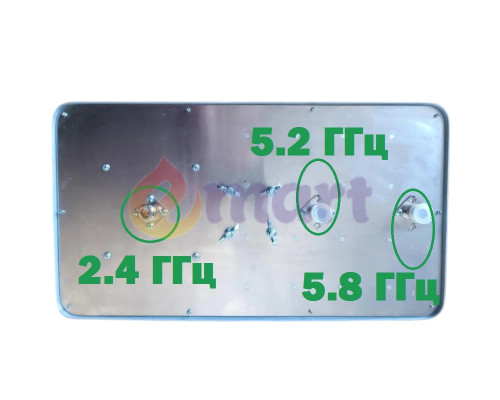 Патч-антенна Energy 2,4 GHz 5,2 GHz 5,8 GHz N-type (Female) 100W