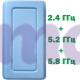Патч-антенна Energy 2,4 GHz 5,2 GHz 5,8 GHz N-type (Female) 100W