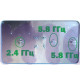 Патч-антенна Energy 2.4 GHz + 5.8 GHz + 5.8 GHz 19dBi N-type (Female) 100W