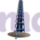 Антенна спиральная (Helical) 900 MHz 14dBi 12 витков N-Type (Female) 100W направленная SPIRAL (RHCP)