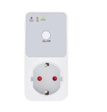 Захисне реле напруги в розетку Voltage Protector 3,6 кВт, 170В~260В IP65, 5~6 хвилин, біле