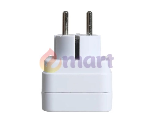 Захисне реле напруги в розетку Voltage Protector 3,6 кВт, 170В~260В IP65, 5~6 хвилин, біле Захисне реле напруги в розетку Voltage Protector 3,6 кВт, 170В~260В IP65, 5~6 хвилин, біле