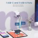 Сітковий Фільтр Трійник 7в1 LENCENT із швидкою зарядкою 3 розетки/3 USB/1TYPE-C