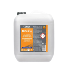 Clinex DiShine (10L)- Концентрований засіб з абсорбентом для ополіскування посуду в посудомийній машині.