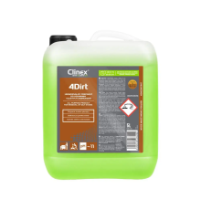 Clinex 4Dirt (5L)- Універсальний, концентрований засіб для видалення жирних забруднень з усіх поверхонь які можна мити. 