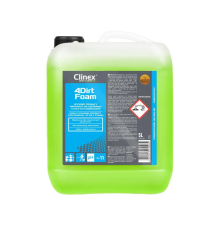 Сильнопінний засіб для видалення жирних забруднень Clinex 4Dirt Foam 5L